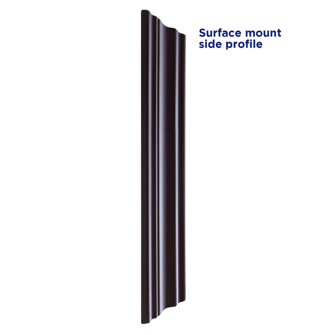 allen + roth 22.5-in x 27.5-in Fog Free Surface Mount Espresso Mirrored Soft Close Medicine Cabinet, photo 6 of 14