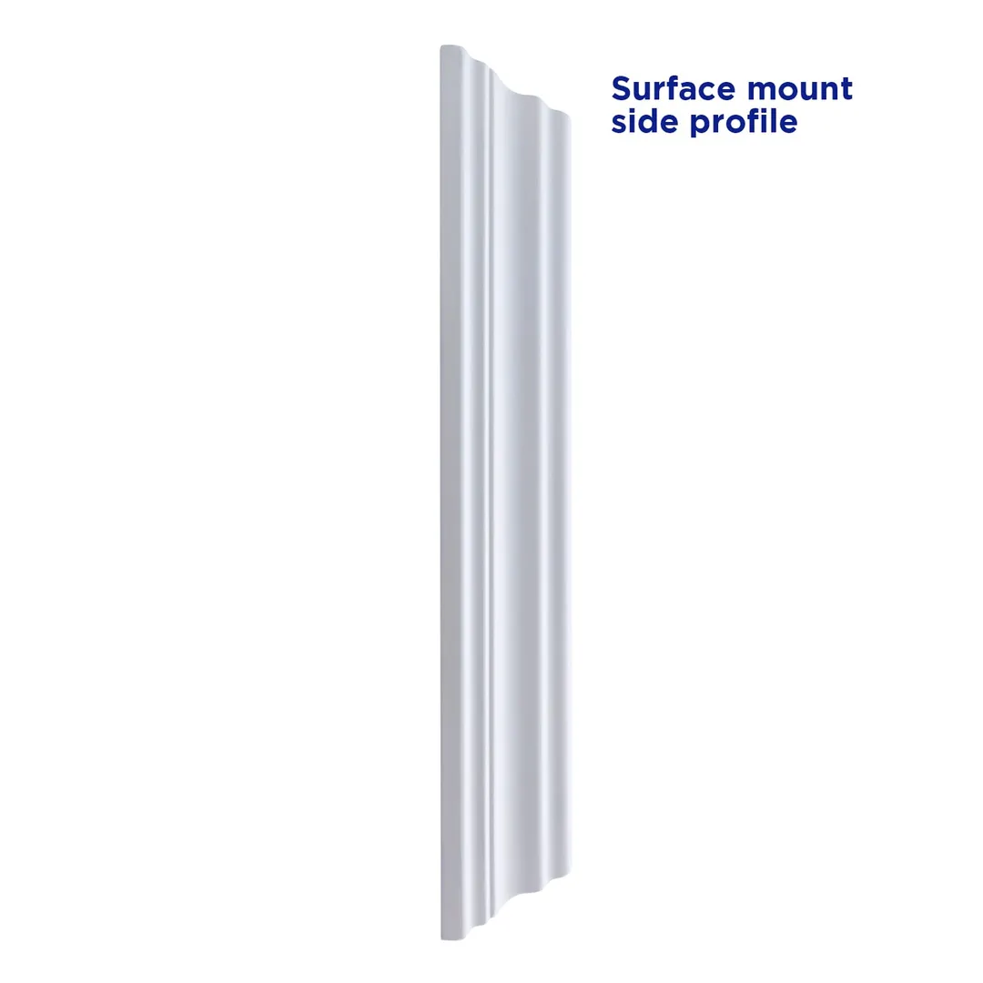 allen + roth 22.5-in x 27.5-in Fog Free Surface Mount White Mirrored Soft Close Medicine Cabinet, photo 6 of 14