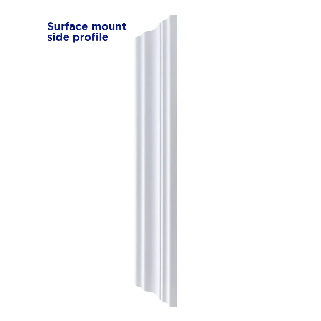 allen + roth 22.5-in x 27.5-in Fog Free Surface Mount White Mirrored Soft Close Medicine Cabinet, photo 5 of 14