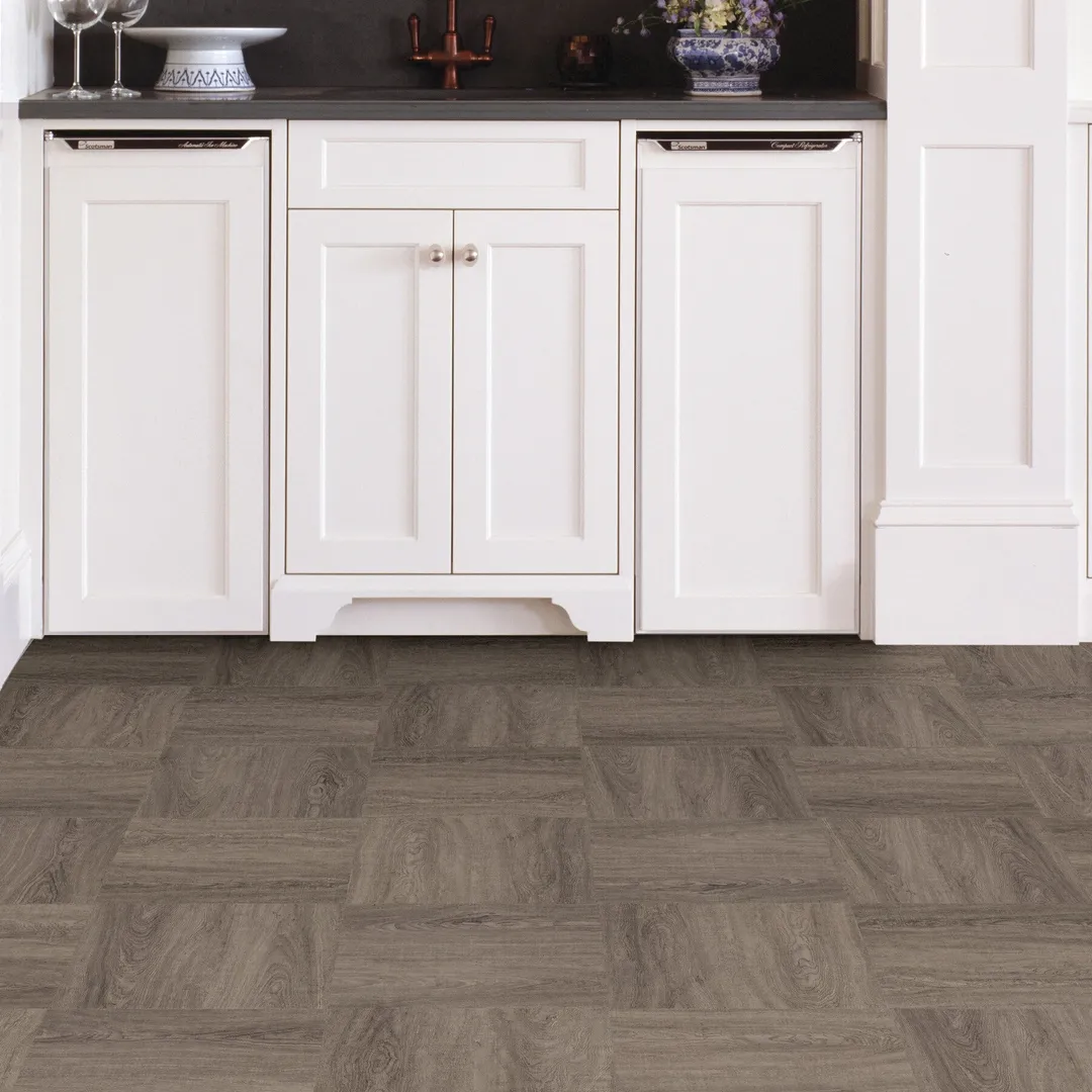 FloorPops Neutral 12-in x 12-in Water Resistant Peel and Stick Vinyl Tile Flooring (20-sq ft), photo 4 of 8