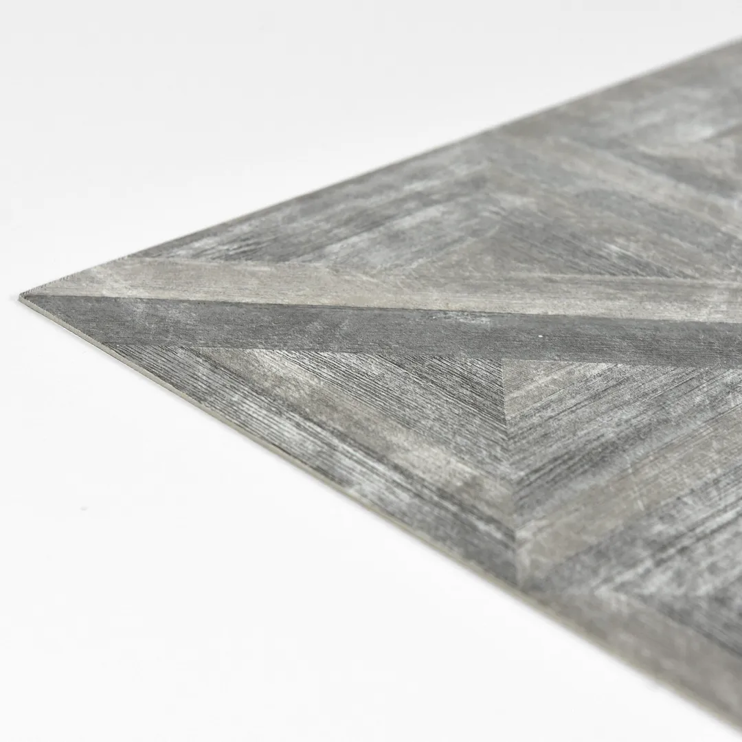 FloorPops Grey 12-in x 12-in Water-Resistant Peel-and-Stick Vinyl Tile Flooring, 20-sq ft Carton, photo 4 of 8
