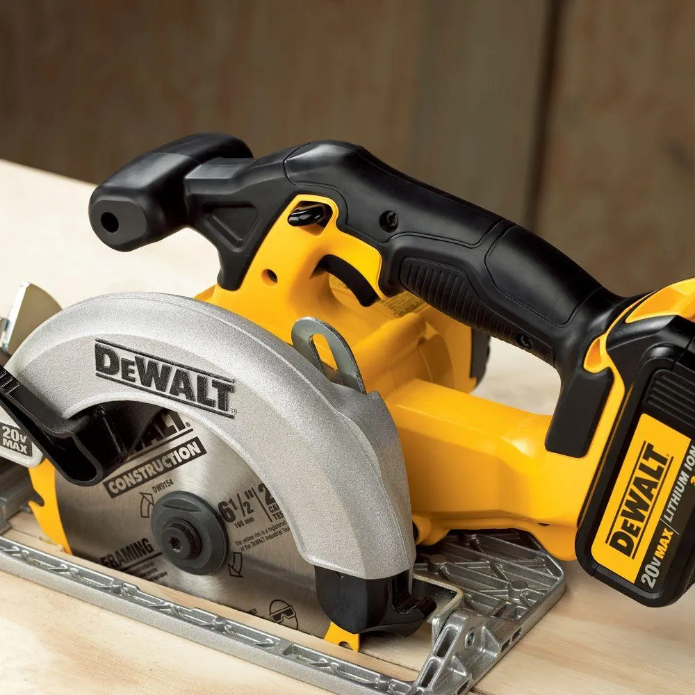 DEWALT 20-Volt MAX Lithium-Ion Cordless Circular Saw Kit with Battery 5Ah, Charger and Case, photo 6 of 12