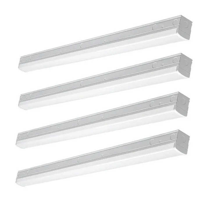 4 ft. 220-Watt Equivalent Integrated LED White Commercial Strip Light Fixture 4000K High Output 5500 Lumens, photo 6 of 9
