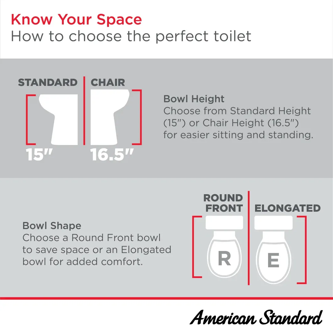 American Standard Esteem VorMax White WaterSense Elongated Chair Height 2-Piece Toilet, 12-in Rough-In (ADA Compliant), photo 14 of 14