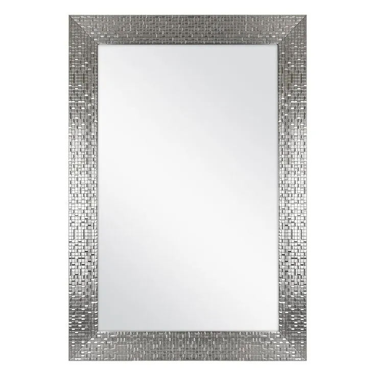 24 in. W x 30 in. H Framed Rectangular Anti-Fog Bathroom Vanity Mirror in Oil Rubbed Bronze Finish, photo 7 of 12