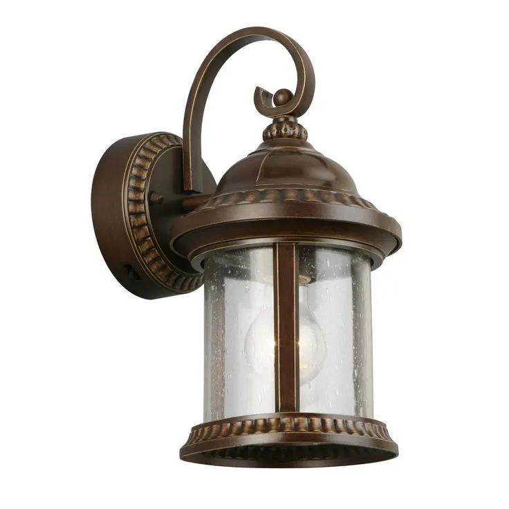 Bronze Motion Sensor Outdoor Wall Mount Coach Light Sconce, photo 5 of 6