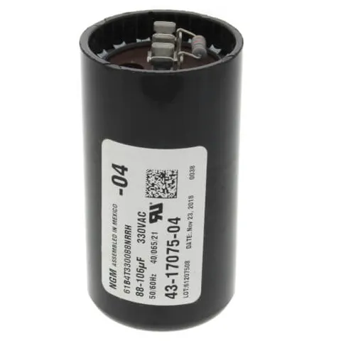 43-17075-04 88/106 MFD Round Start Capacitor (330V)