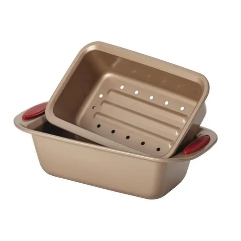 Cucina 10-Piece Latte and Cranberry Bakeware Set