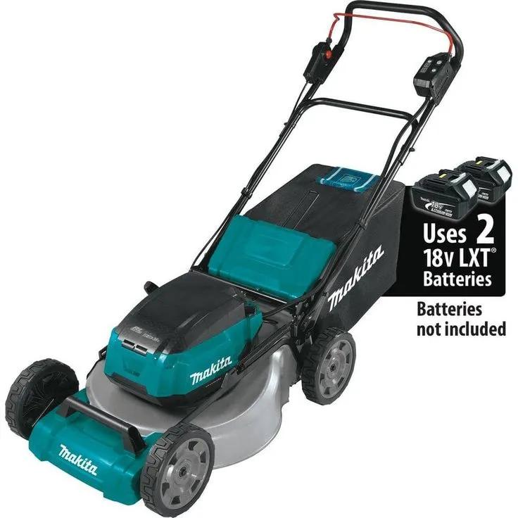 Makita 21 in. 18-Volt X2 (36-Volt) LXT Lithium-Ion Cordless Walk Behind Push Lawn Mower, Tool-Only, photo 5 of 8