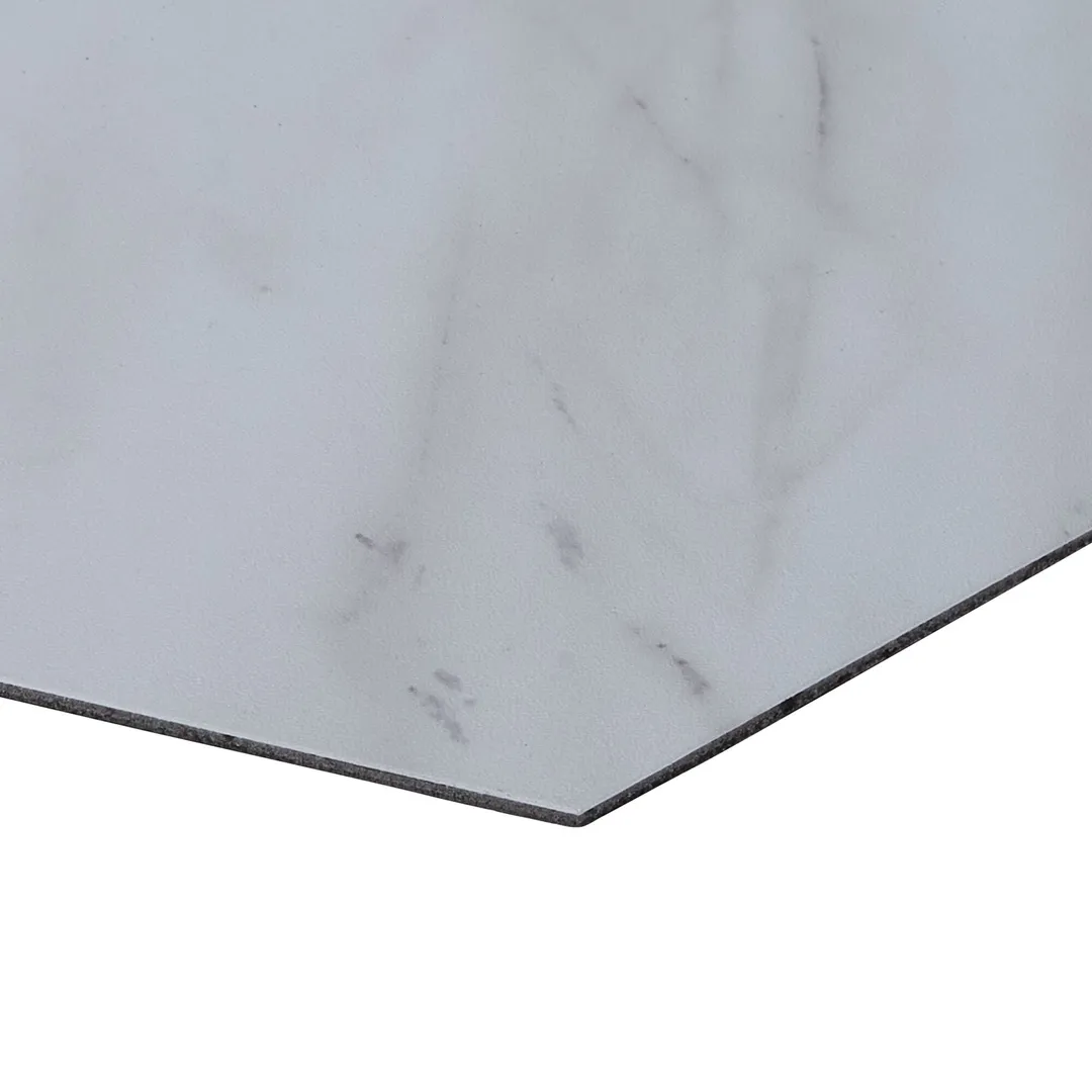 Style Selections Grecian Marble 7-3/4-in x 9-in Groutable Water Resistant Peel and Stick Vinyl Tile Flooring (0.3699-sq ft), photo 2 of 7