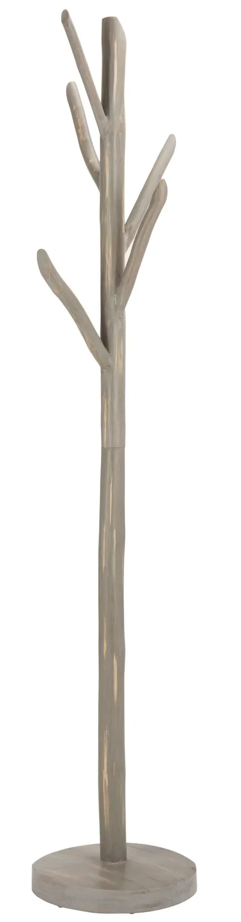 Walter Distressed Gray 5-Hook Coat Stand
