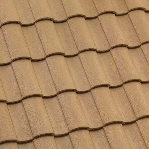 Roofing Products 12-3/8 × 17 in Capistrano Concrete Field Roof Tile