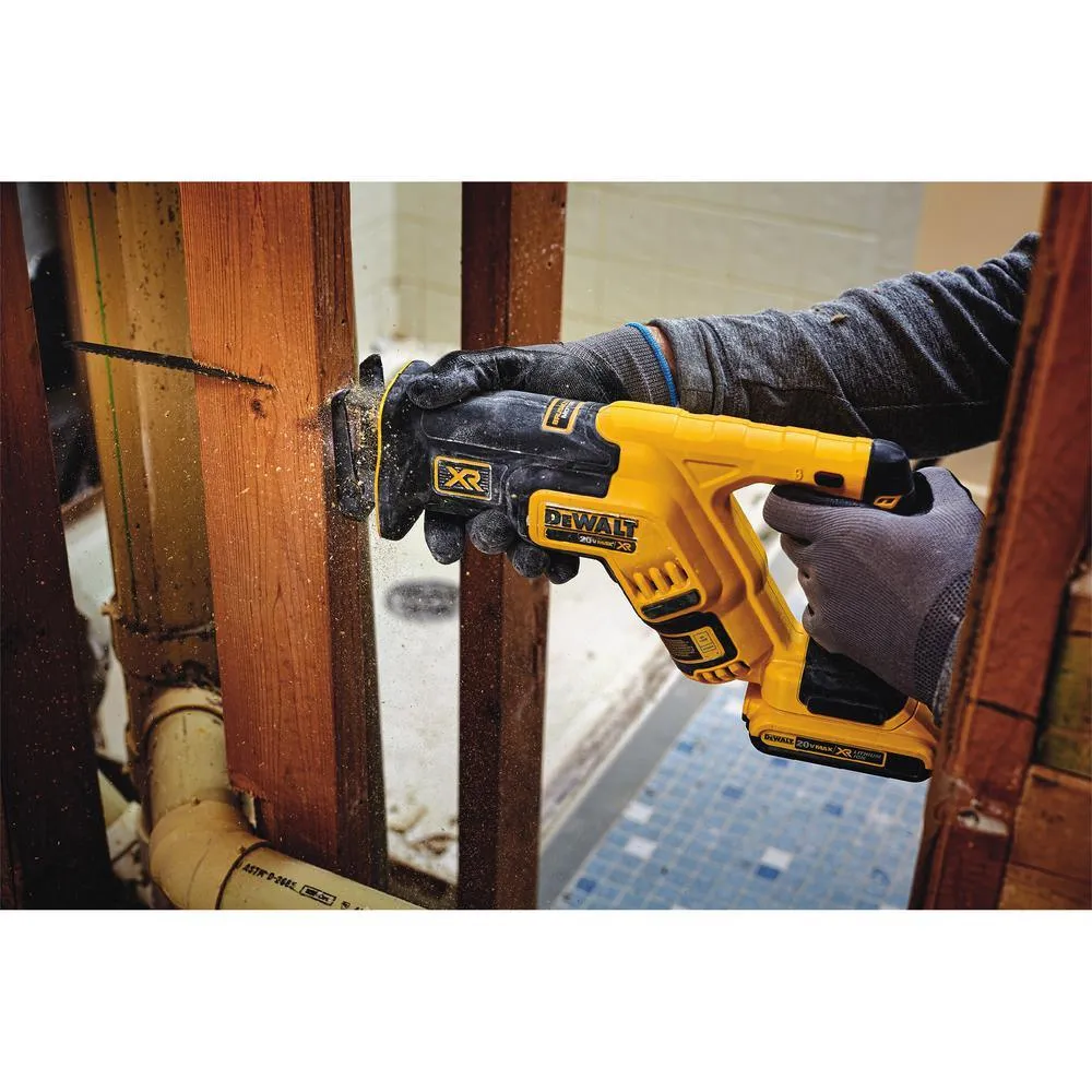 20-Volt MAX XR Lithium-Ion Cordless Brushless Compact Reciprocating Saw Kit with Battery 5Ah, Charger and Contractor Bag, photo 4 of 19