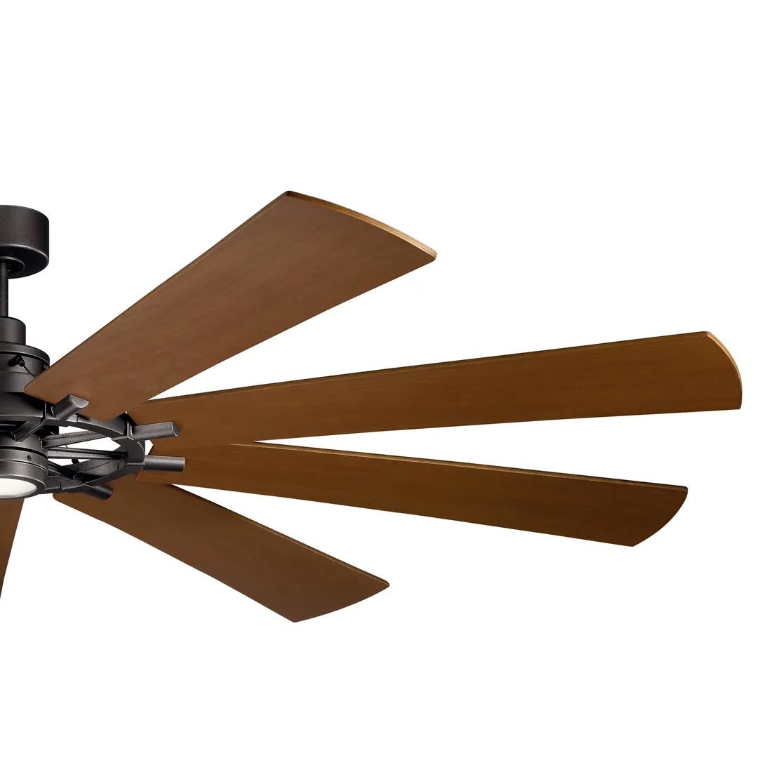 Kichler Gentry XL 85-in Anvil Iron LED Indoor/Outdoor Ceiling Fan with Light Kit (9-Blade), photo 11 of 11