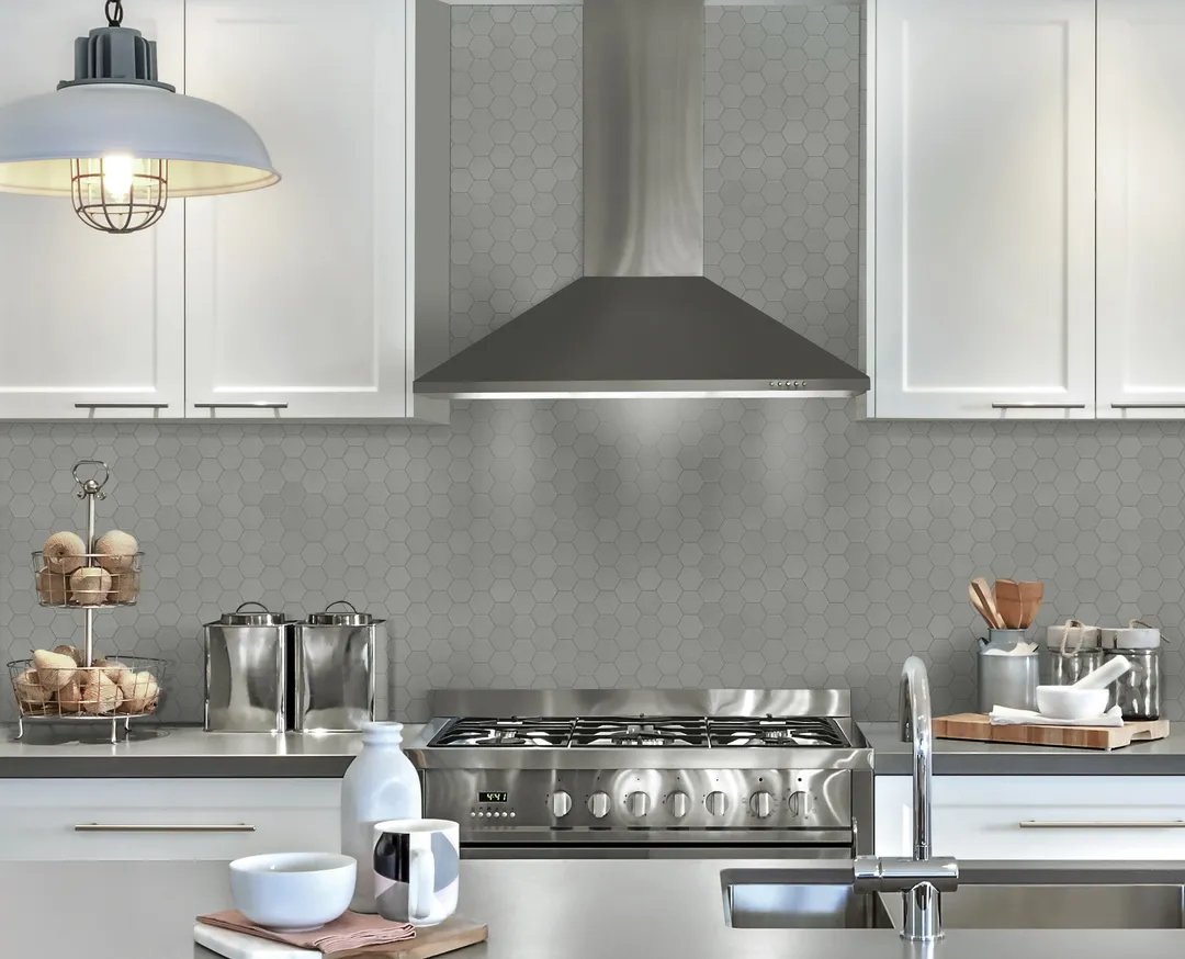 Satori Hudson Shadow 11-in x 12-in Unglazed Porcelain Hexagon Mosaic Floor and Wall Tile (0.93-sq. ft/ Piece), photo 2 of 10