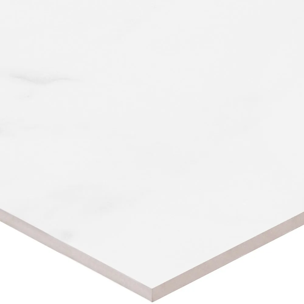 Satori Regent Statuario 24-in x 24-in Polished Porcelain Marble-Look Floor and Wall Tile (3.87-sq ft per piece), photo 10 of 11