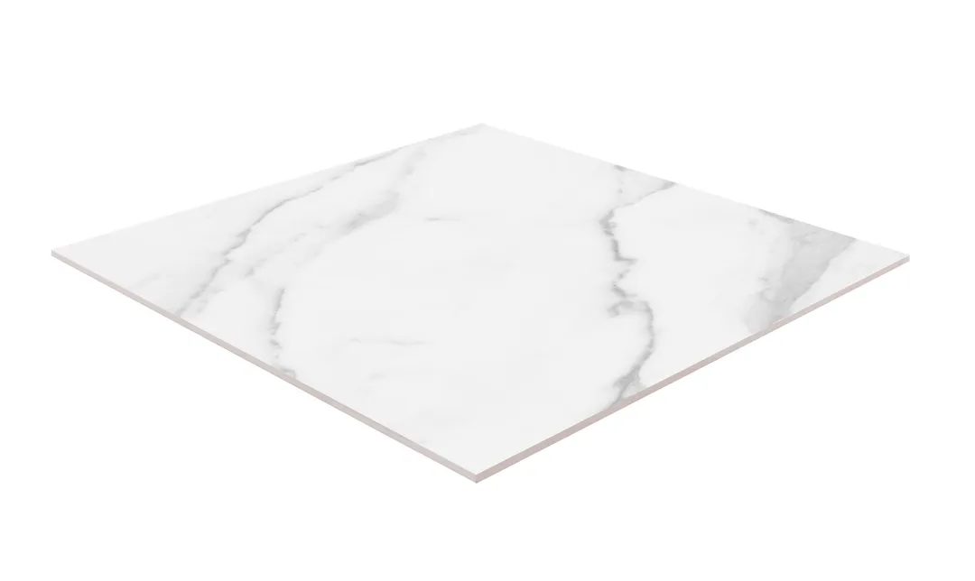 Satori Regent Statuario 24-in x 24-in Polished Porcelain Marble-Look Floor and Wall Tile (3.87-sq ft per piece), photo 5 of 11