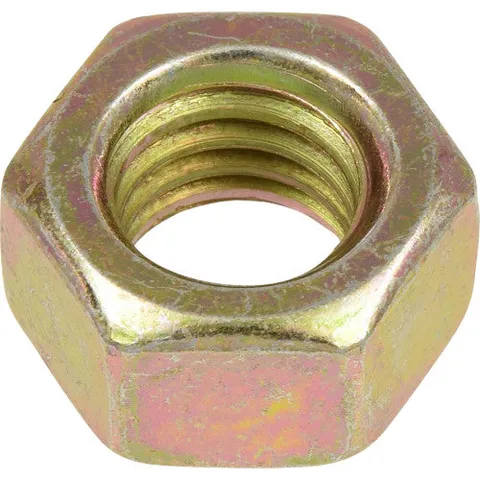 7/16 in. Zinc Dichromate Grade 8 Steel USS Hex Nut