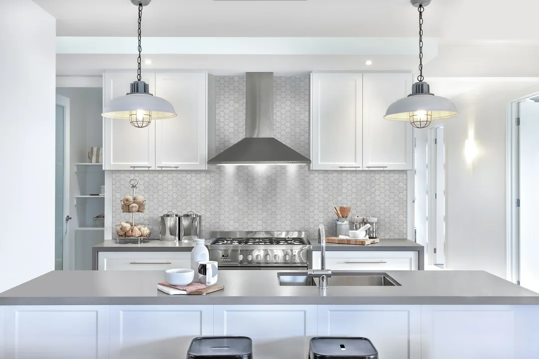 Satori Palisade Grigio Polished Hexagon 12-in x 12-in Polished Porcelain Marble-Look Mosaic Tile, 9.7-sq ft Carton, photo 5 of 7