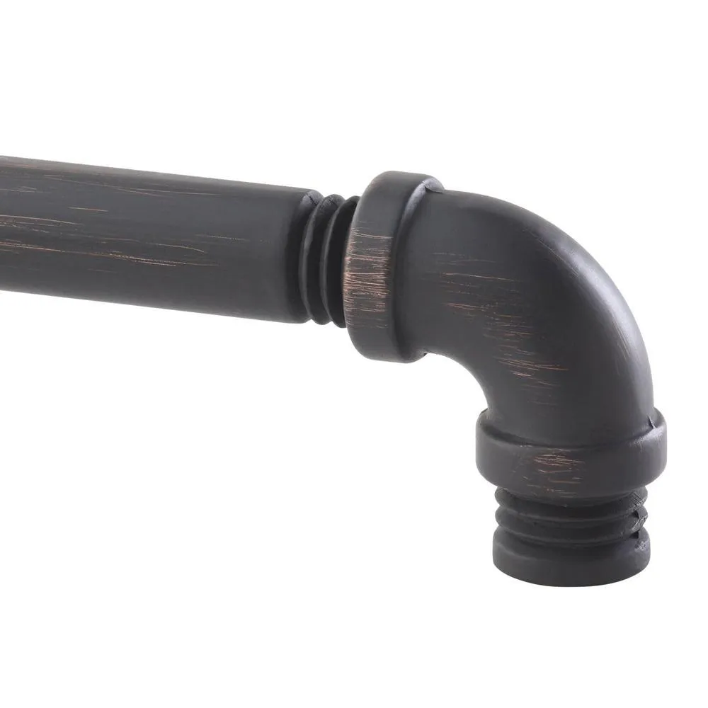 Hickory Hardware 6-15/16 in. (160 mm) Pipeline Vintage Bronze Cabinet Center-to-Center Pull, photo 3 of 4