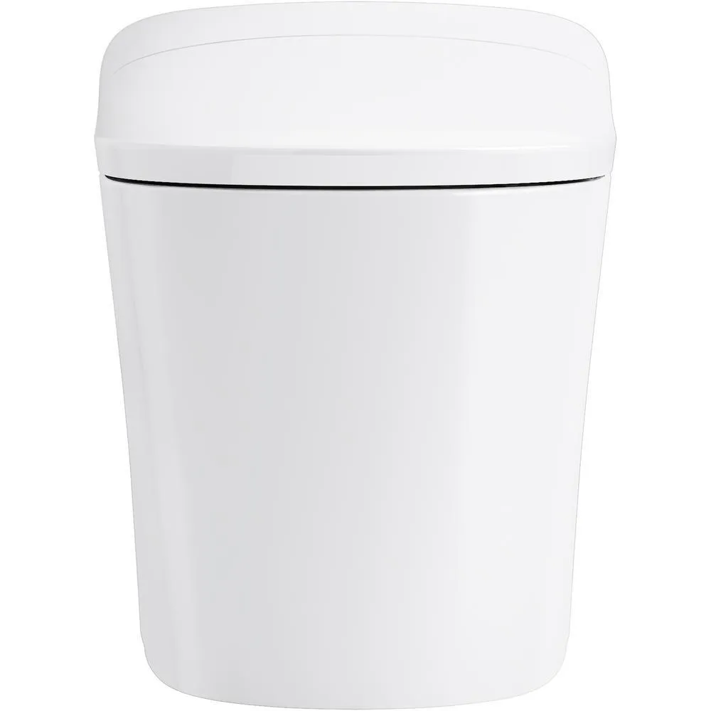 Eir 1-Piece 0.8 or 1.0 GPF Dual Flush Elongated Toilet in White, Seat Included, photo 2 of 9