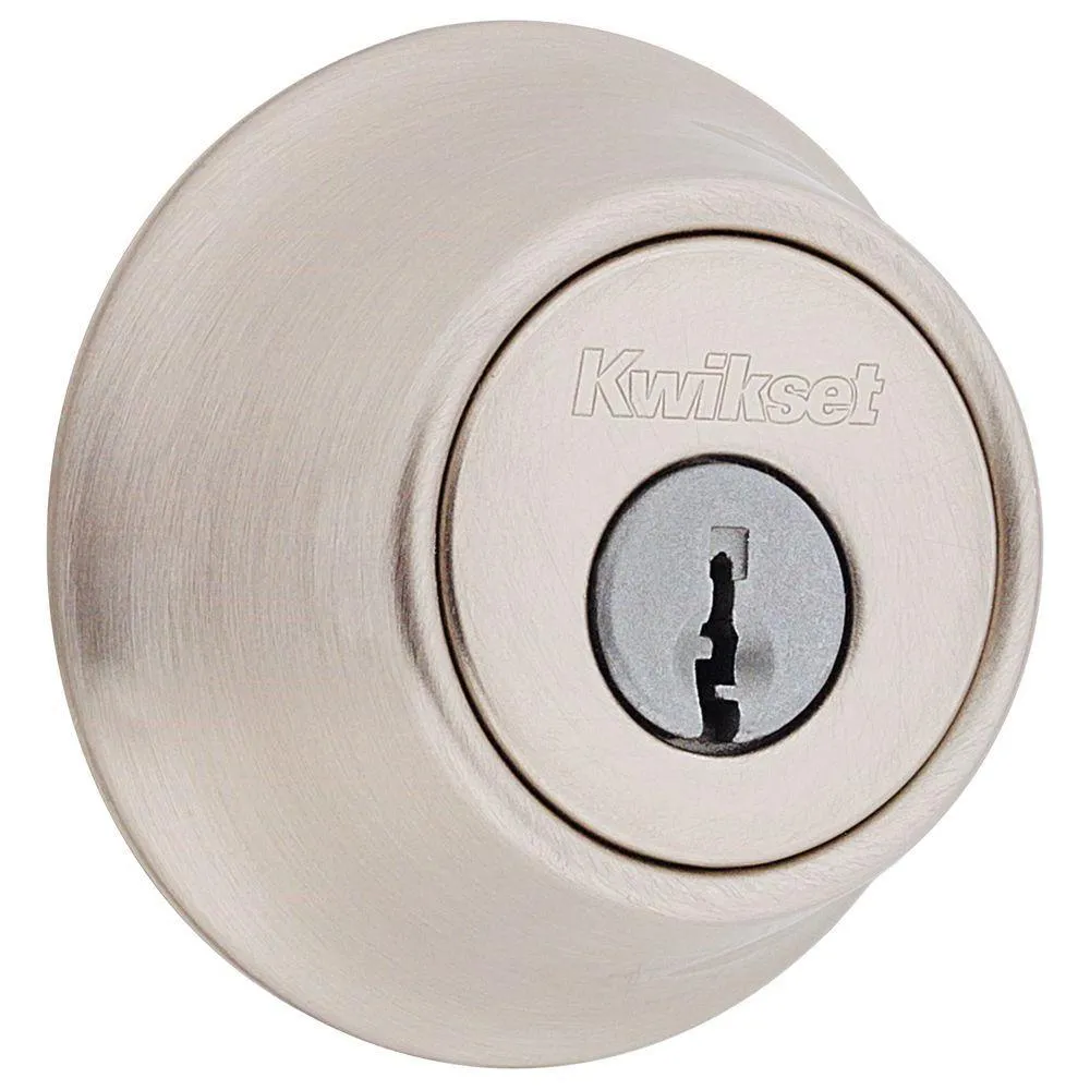 Kwikset 660 Series Satin Chrome Single Cylinder Deadbolt, photo 7 of 10