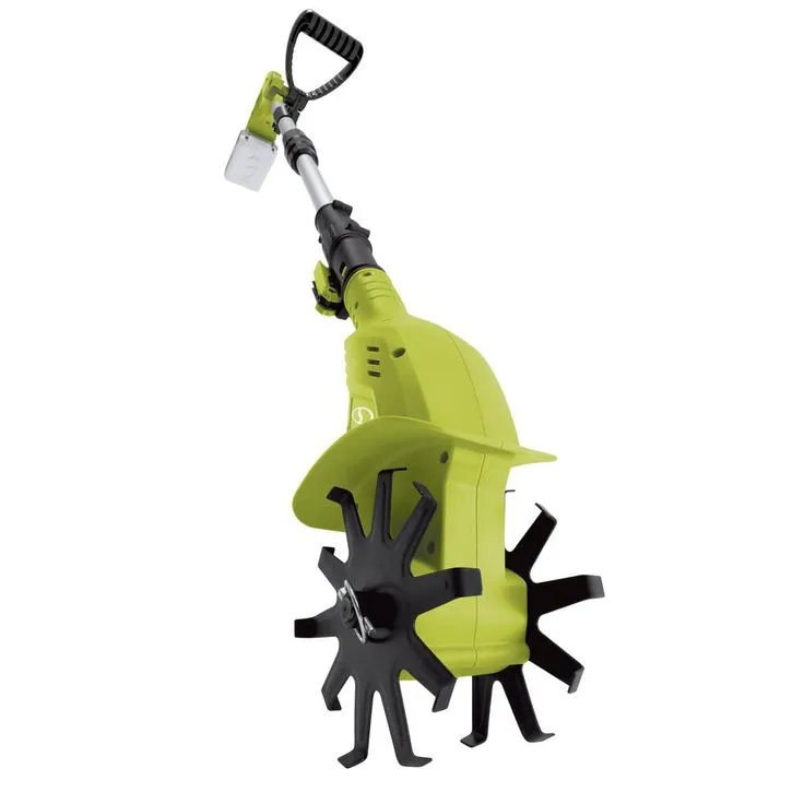 Sun Joe 4.25 in. 24-Volt Cordless Electric Garden Tiller/Cultivator Kit with 2.0 Ah Battery + Charger, photo 7 of 9
