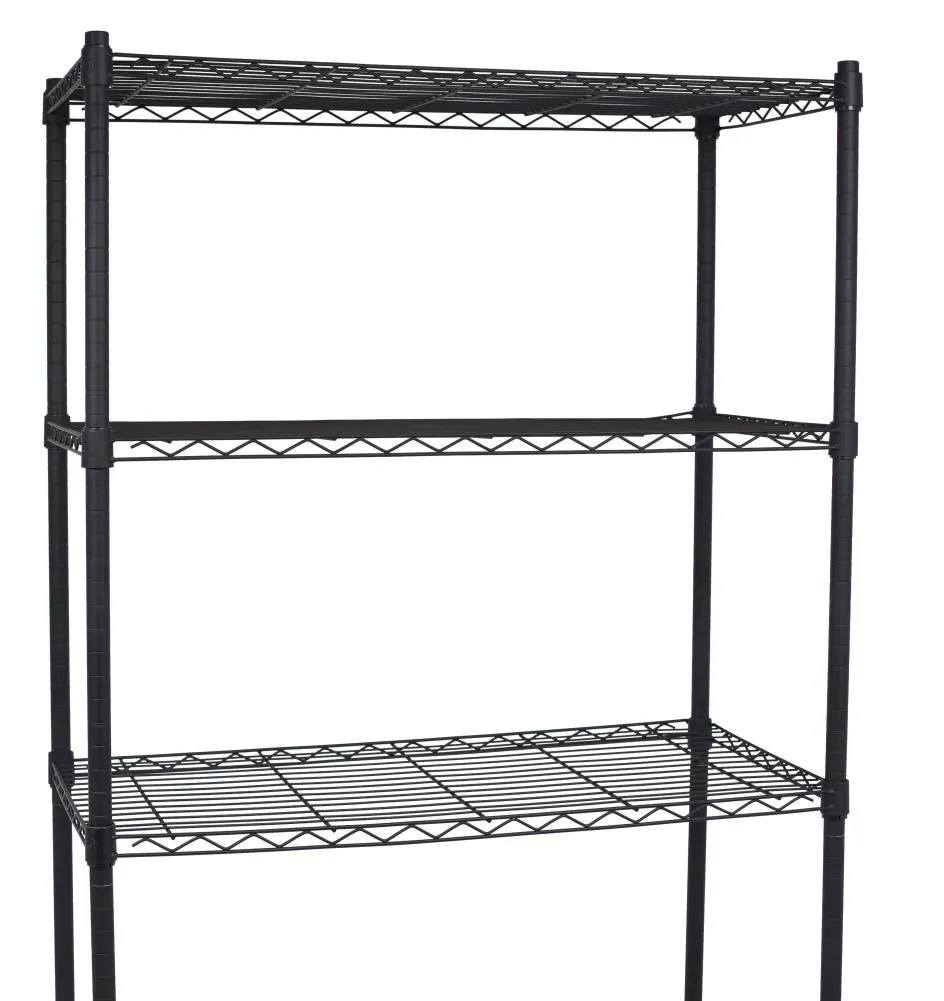 BirdRock Home 36-in W x 72-in H Steel Black Freestanding Utility Storage Cabinet, photo 2 of 5