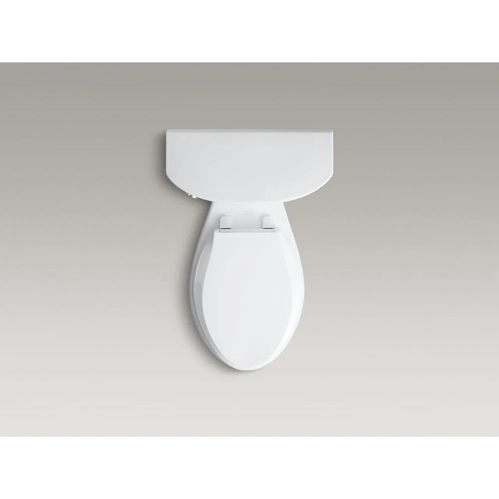Cimarron Comfort Height 2-Piece 1.6 GPF Single Flush Elongated Toilet with AquaPiston Flushing Technology in White, photo 8 of 15