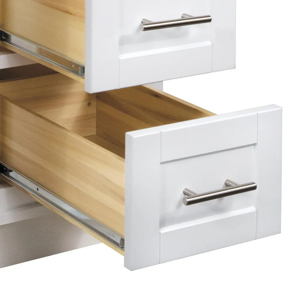Kinghurst 48 in. W x 21 in. x 33.5 in. H D Bathroom Vanity Cabinet Only in White, photo 4 of 24