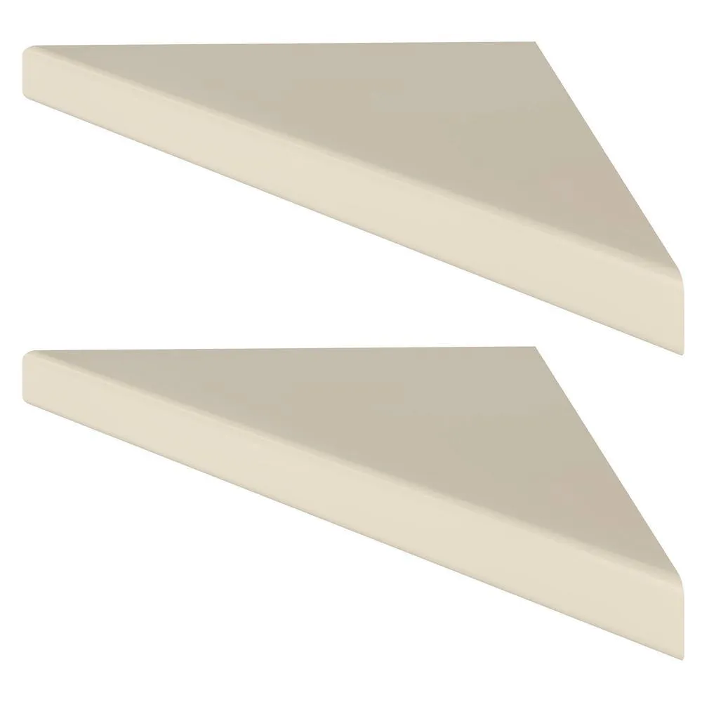 Corner Shelf in Dove White (2-Pack), photo 3 of 4