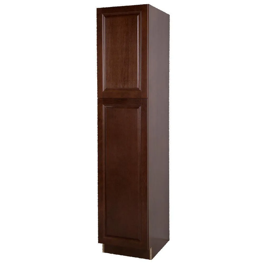 Benton Assembled 18x84x24 in. Pantry Cabinet with Adjustable Shelves in Amber, photo 7 of 15