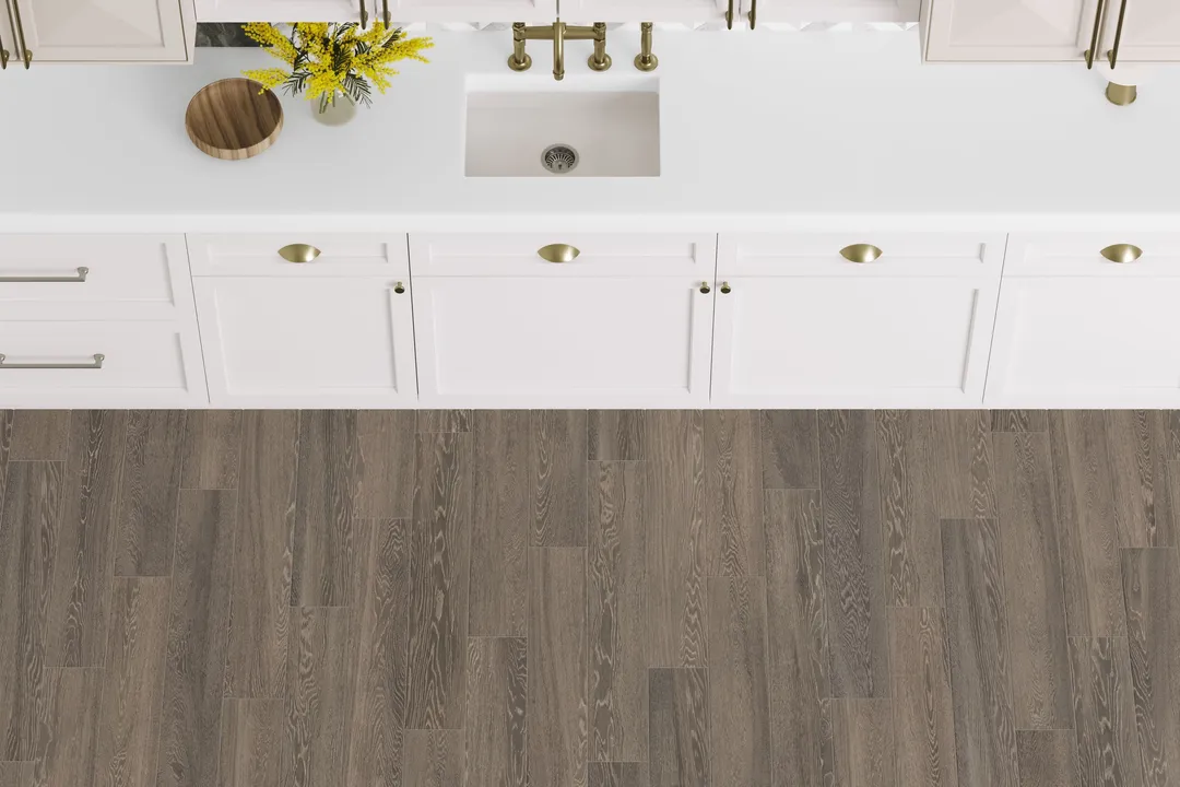 Satori Sedona Walnut 6-in x 36-in Matte Porcelain Wood Look Floor Tile, photo 10 of 13