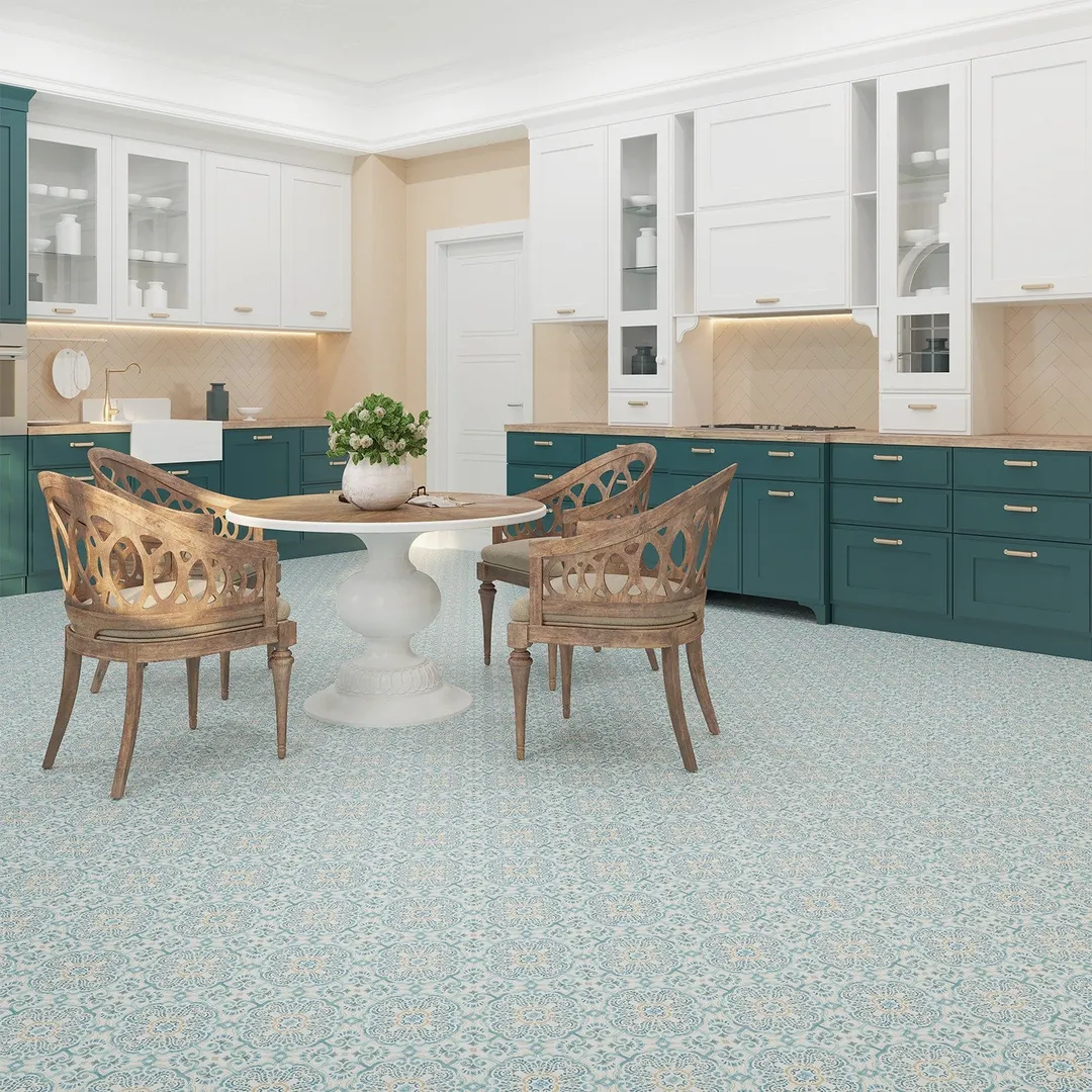 Lucida USA BaseCore Sicilian Blue 12-in x 12-in Waterproof Peel and Stick Luxury Flooring (36-sq ft), photo 4 of 6