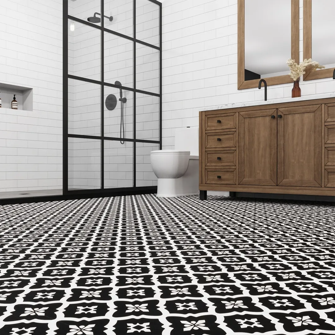 Lucida USA BaseCore Dark Venetian 12-in x 12-in Waterproof Peel-and-Stick Luxury Vinyl Tile Flooring (36-sq ft/Carton), photo 5 of 6