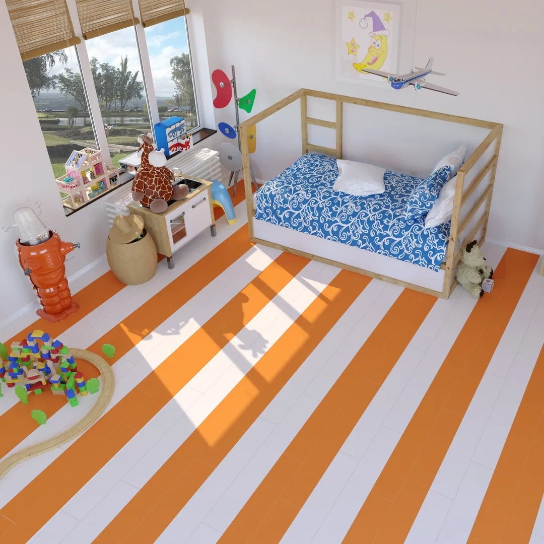 Lucida USA MonoCore Creamsicle Orange 22-mil x 5-4/5-in W x 36-in L Waterproof Interlocking Luxury Vinyl Plank Flooring (13-sq ft/ Carton), photo 13 of 16