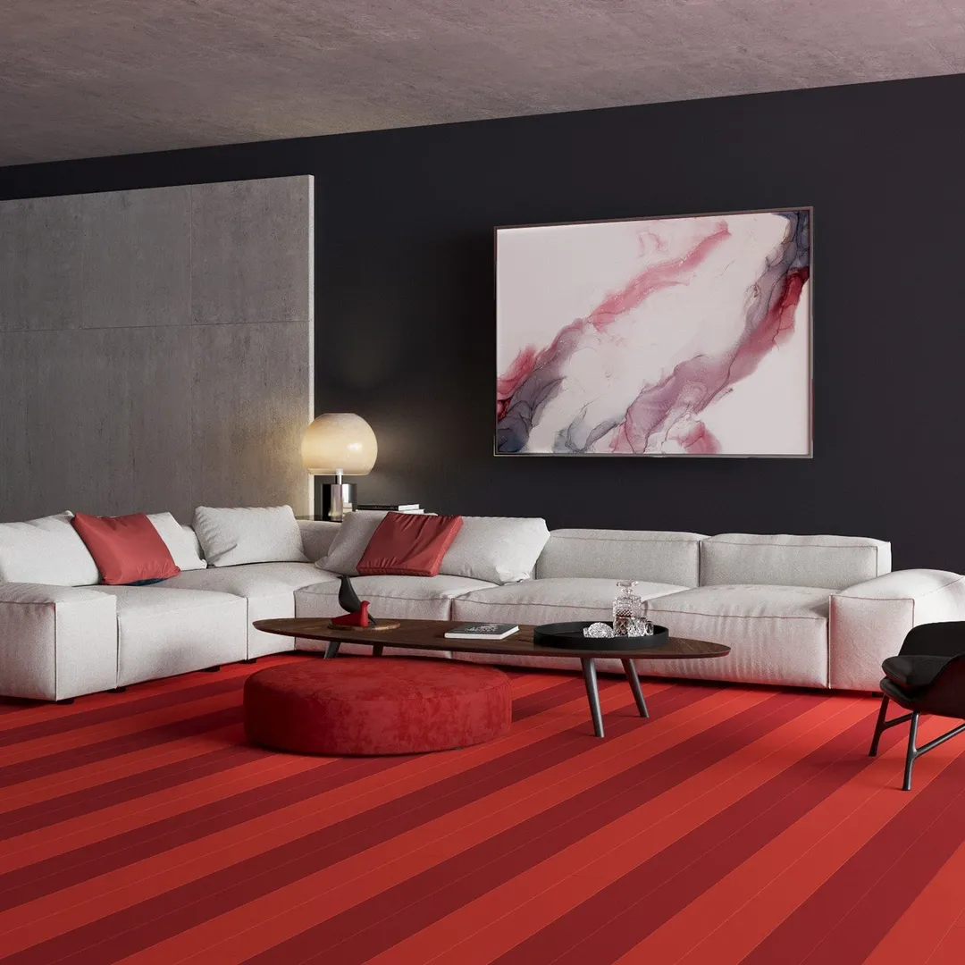 Lucida USA MonoCore Sangria Red 22-mil x 5-4/5-in W x 36-in L Waterproof Interlocking Luxury Vinyl Plank Flooring (13-sq ft/ Carton), photo 6 of 9