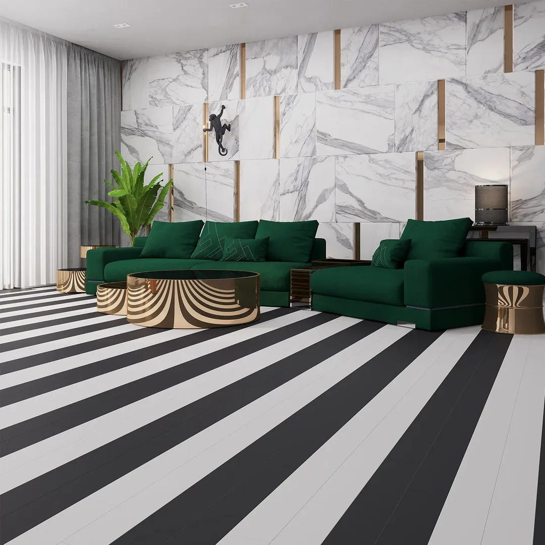 Lucida USA Maxcore Piano Black 28-mil x 7-3/32-in W x 48-in L Waterproof Interlocking Luxury Vinyl Plank Flooring (24.5-sq ft/ Carton), photo 16 of 19