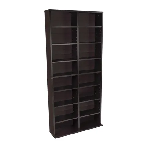 Espresso Traditional Wood Media Cabinet