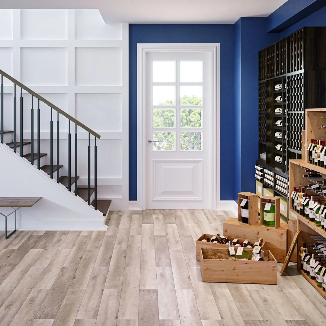Artmore Tile ReFresh 12-mil 6.3-in W x 48.4-in L Waterproof Glue down Vinyl Plank, photo 3 of 24