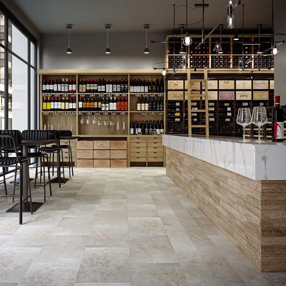 Artmore Tile Refresh 6-mil 12.4-in W x 24.4-in L Waterproof Glue down Vinyl Tile, photo 4 of 8