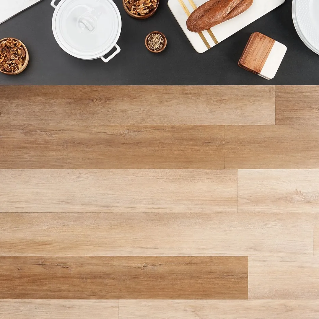 Artmore Tile ReFresh 12-mil 6.3-in W x 48.4-in L Waterproof Glue down Vinyl Plank, photo 20 of 24