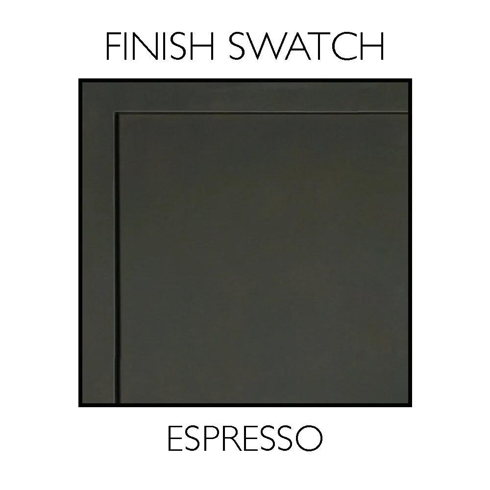 Design House Ventura 48-in x 30-in Surface Mount Espresso Mirrored Medicine Cabinet, photo 16 of 19