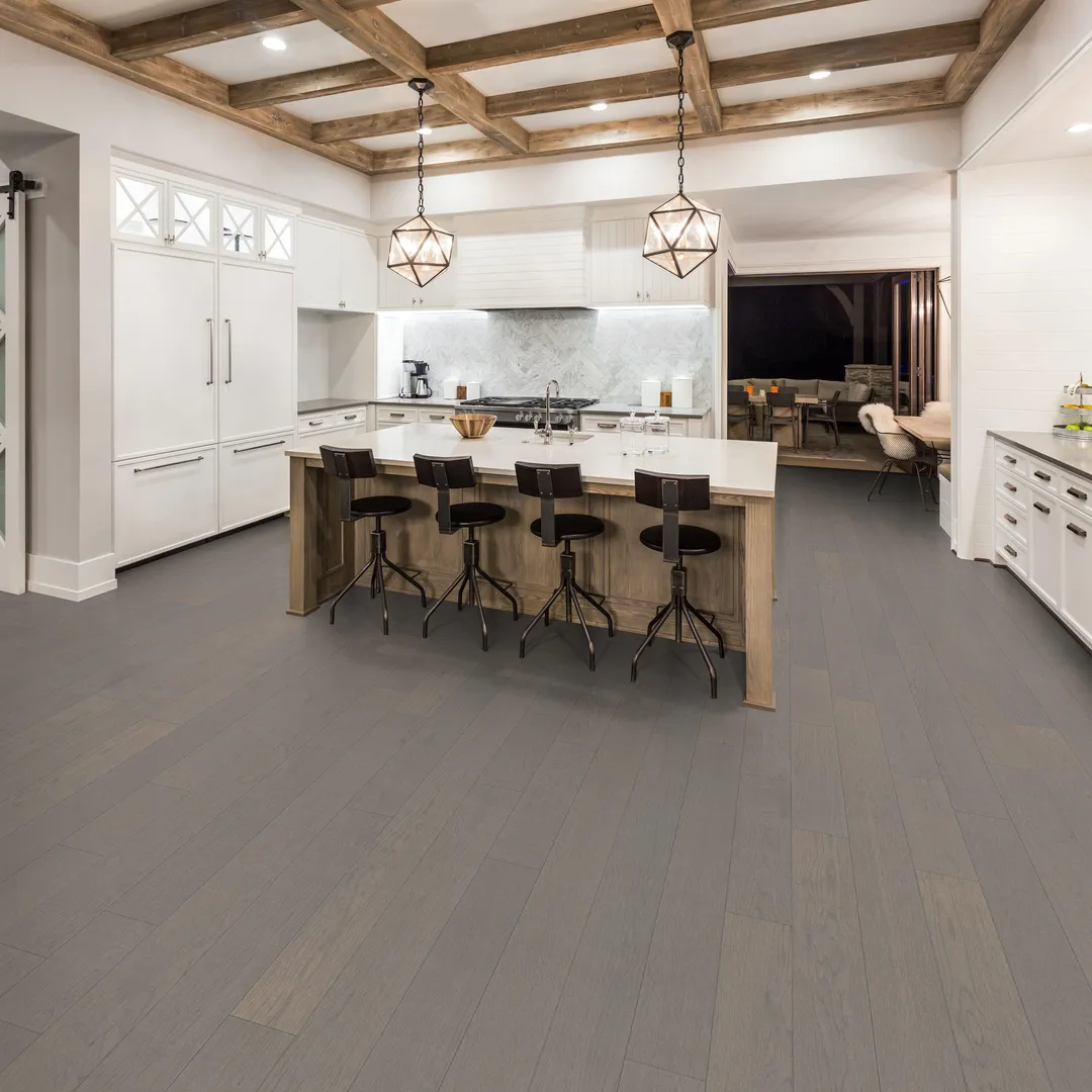 allen + roth Cityscape White oak 7/16-in T x 6-1/2-in W Wirebrushed Engineered Hardwood Flooring ( 24.5-sq ft / Carton ), photo 2 of 9