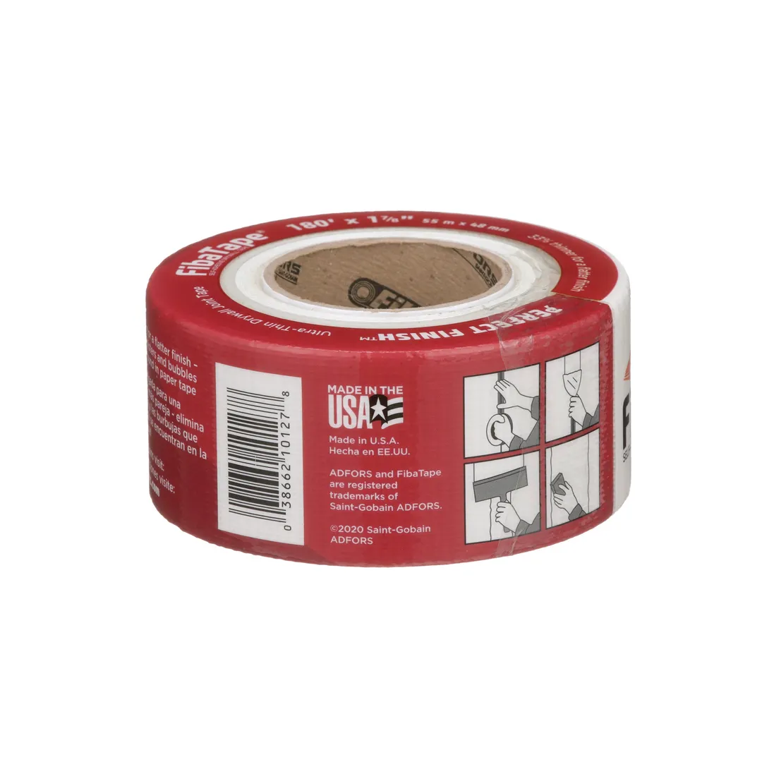 Saint-Gobain ADFORS FibaTape Perfect Finish 1.875-in x 180-ft Mesh Construction Self-adhesive Drywall Joint Tape, photo 7 of 12