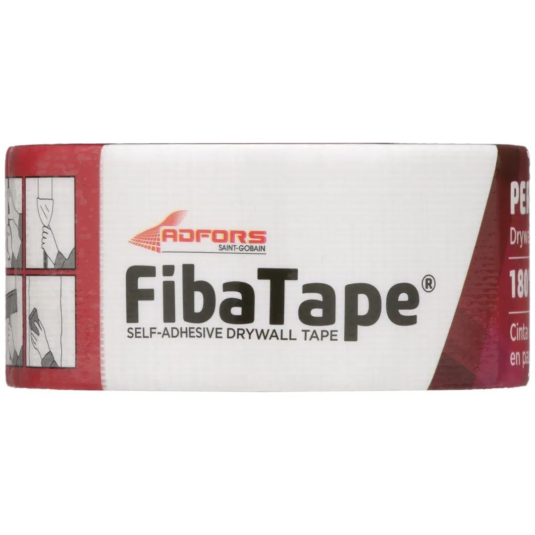 Saint-Gobain ADFORS FibaTape Perfect Finish 1.875-in x 180-ft Mesh Construction Self-adhesive Drywall Joint Tape, photo 8 of 12