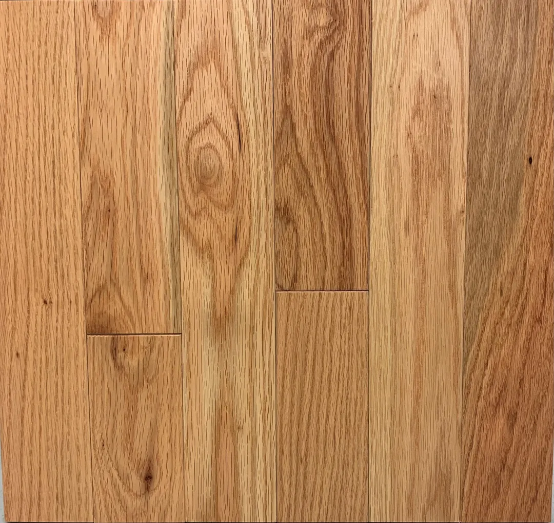 Beasley CENTURY FLOORING Natural Red oak 3/4-in T x 5-in W Smooth/Traditional Solid Hardwood Flooring ( 22-sq ft / Carton ), photo 4 of 5