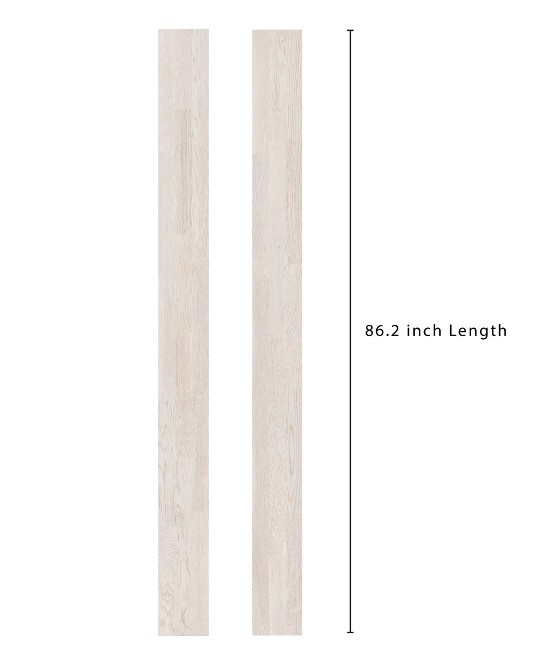 allen + roth allen+roth Frosty is an Oak wood floor with brown, a wire brushed texture, and a low-gloss finish that highlights the wood's natural variation European white oak 1/2-in T x 7-31/64-in W Water Resistant Wirebrushed Engineered Hardwood Flo, photo 5 of 11