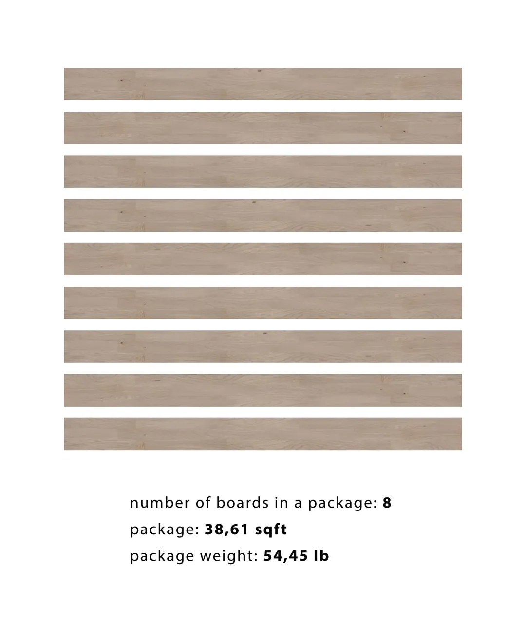 allen + roth allen+roth Smokey is an Oak wood floor with gray, a wire brushed texture, and a low-gloss finish that highlights the wood's natural variation European white oak 1/2-in T x 7-31/64-in W Water Resistant Wirebrushed Engineered Hardwood Floo, photo 6 of 11