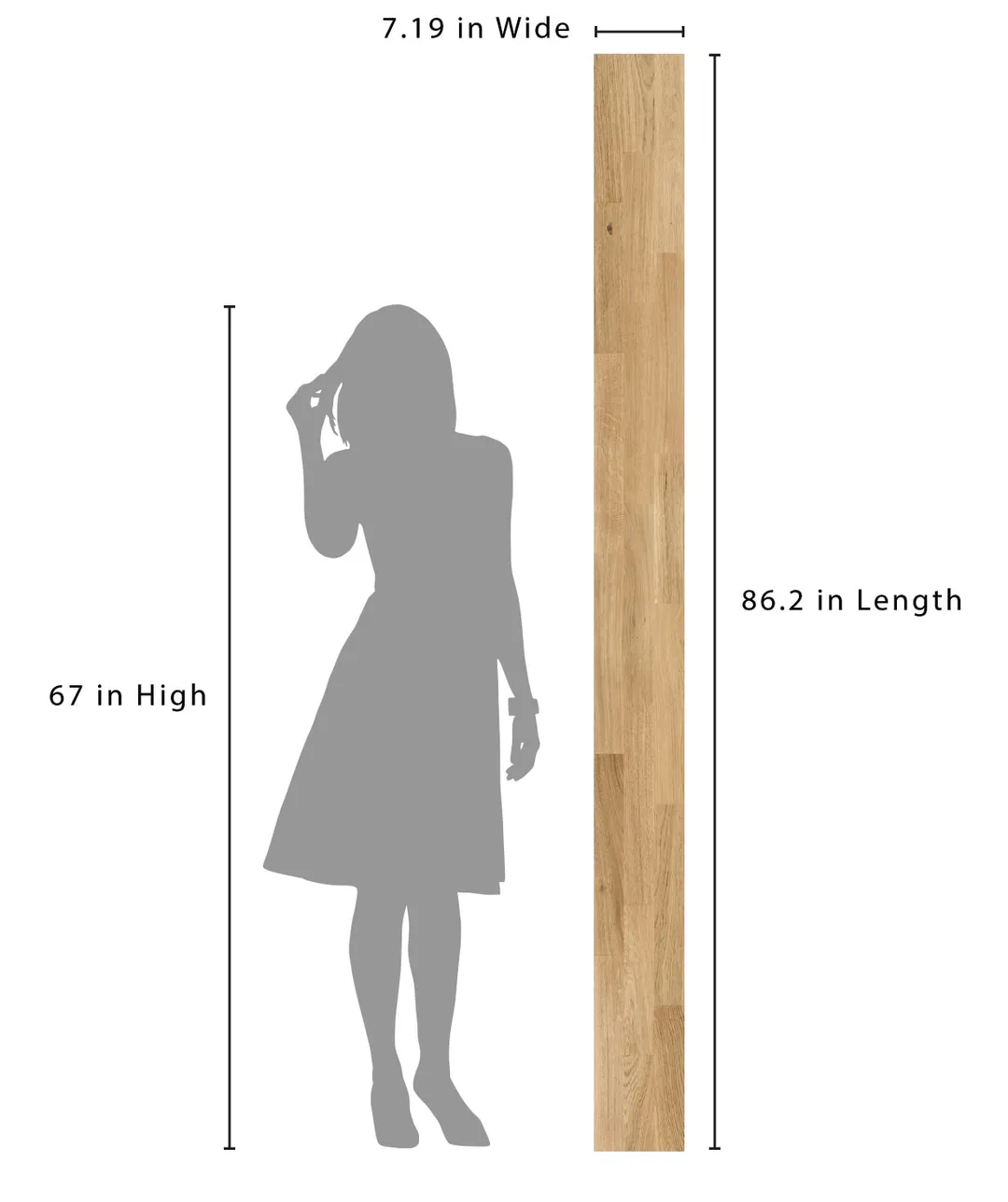 allen + roth allen+roth Brushed is an Oak wood floor with brown, a wire brushed texture, and a low-gloss finish that highlights the wood's natural variation European white oak 1/2-in T x 7-31/64-in W Water Resistant Wirebrushed Engineered Hardwood Fl, photo 8 of 11